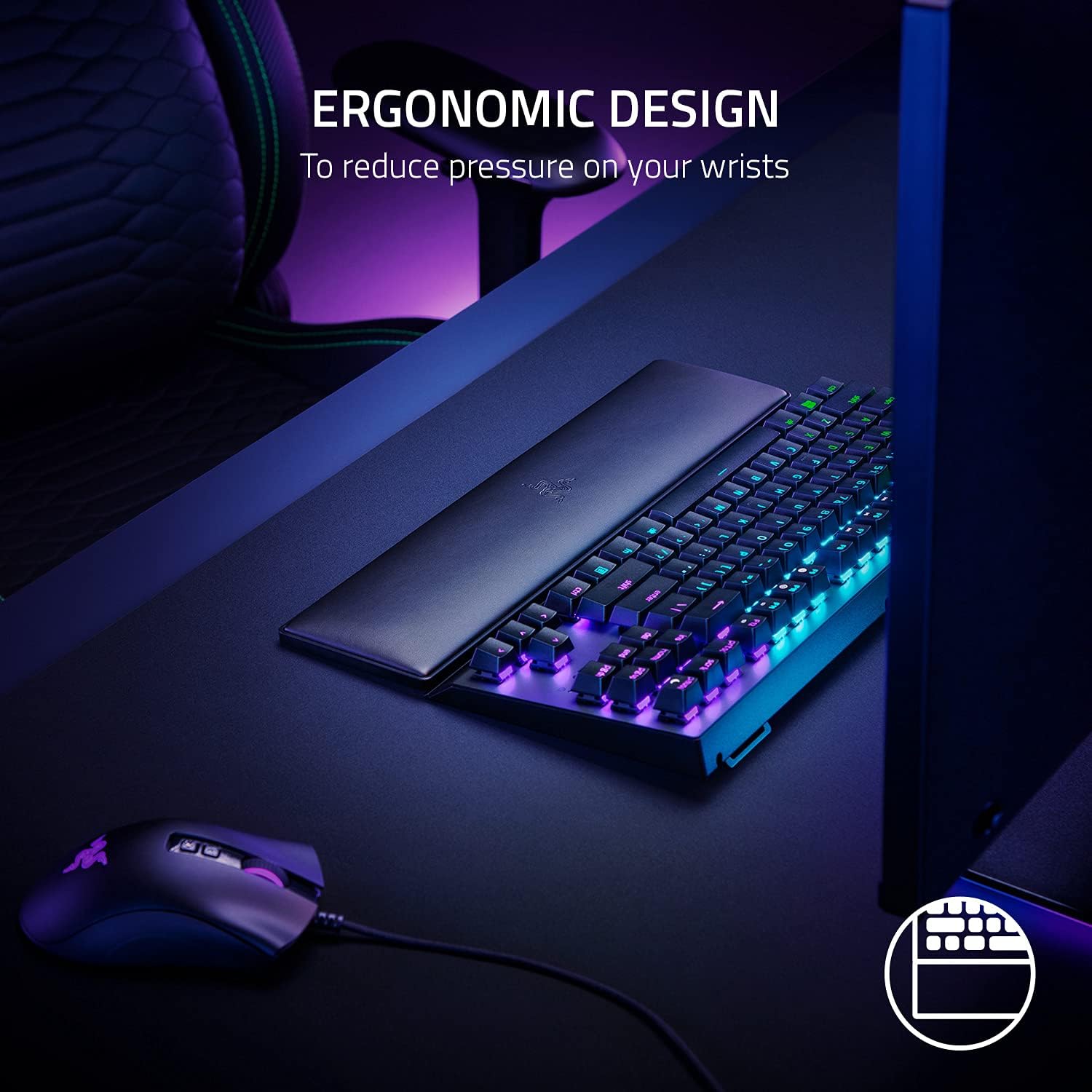 Razer Ergonomic Wrist Rest gamingstore Razer Ergonomic Wrist Rest gamingstore